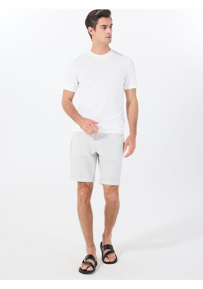 Fabrika Comfort Beyaz Erkek Bisiklet Regular Fit Kazak Fc4sm-kzk 0415 Kırık Beyaz