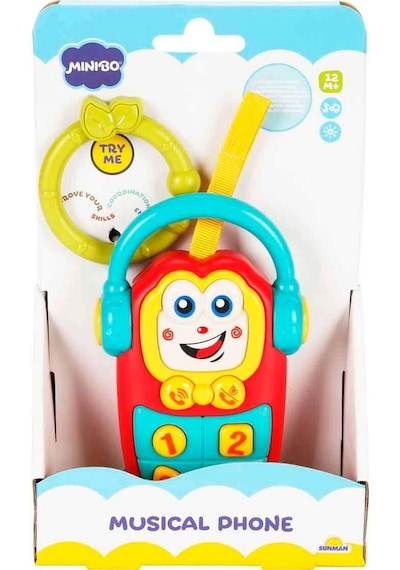 Minibo Sesli Ve Işıklı Telefon Puset Oyuncağı