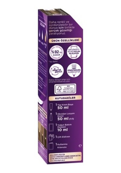 115 Ml Küllü Kumral Saç Boyası, Besleyici Yağlar İle Zenginleştirilmiş