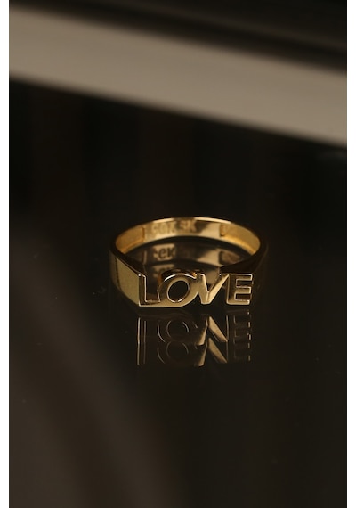 Çgk Çiğdem Gürel Kuyumculuk Love Altın Yüzük Gold