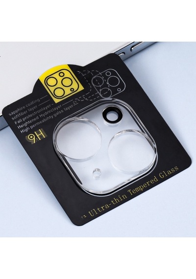 ALLY Apple Uyumlu iPhone 14 -14 Plus 3D Full Tempered Glass Cam Kamera Koruyu
