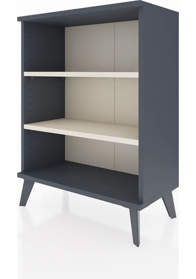 Arges Komodin 2 Raflı 2 Kapaklı 60x30x80 Antrasit-aytaşı Antrasit