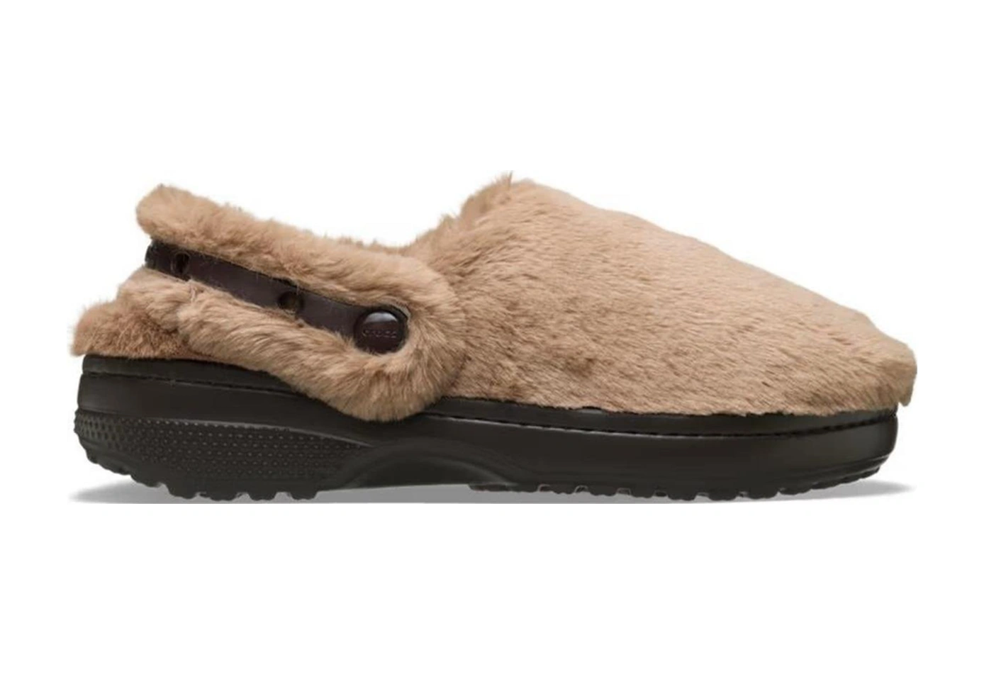 Crocs Classic Unfurgettable Clog Milk Chocolate Unisex Peluş Terlik-10854 Kahverengi