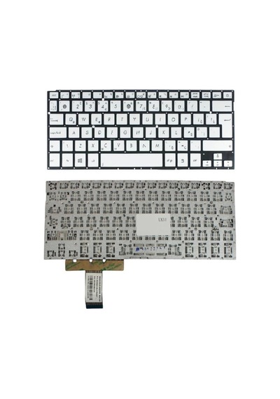Asus Zenbook Ux31e-ry009v, Ux31e-ry010v Klavye Silver, Gri Tr