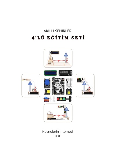 Akıllı Şehir Iot Eğitim Kiti Arduino Esp32 Esp8266 Robotik Kodlama Ve Stem Programlama Seti