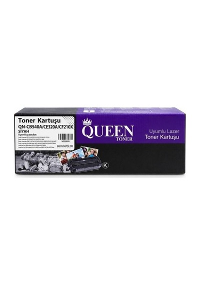 Queen Cb540a Ce320a Cf210x Uyumlu Siyah Toner 2000 Sayfa