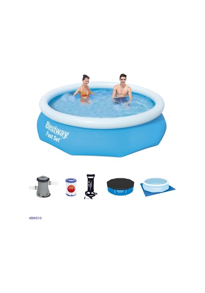 Bestway Bw 510 57266 Büyük Şişme Havuz Seti Çok Renkli