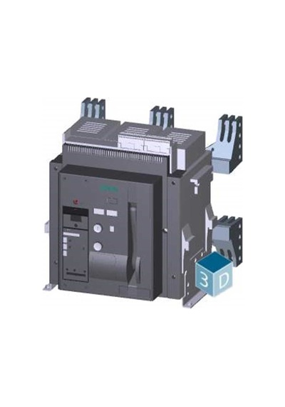 Siemens 3wt8402-5ua71-0aa2 Açık Tip Güç Şalterleri Çekmeceli Tip 4000a 66ka 2no 2nc Kontaklı