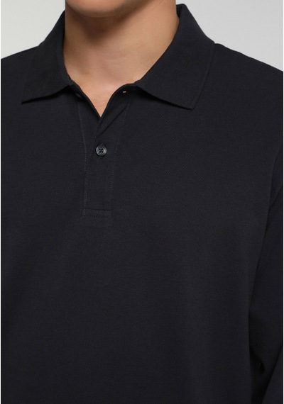 Colin's Colins Regular Fit Polo Yaka Düz Erkek Lacivert Uzun Kol Tişört Cl1082503 Q1.v2 Dnv Koyu Lacivert