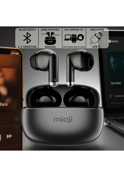 Mioji Air Buds 3 Kablosuz Bluetooth 5.3  Kulak İçi Kulaklık
