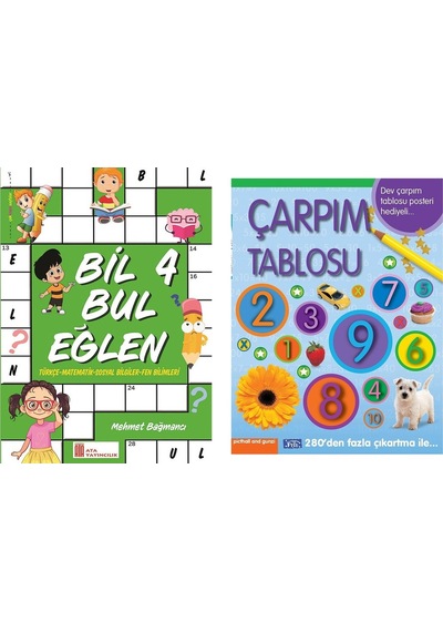 Ata 4.sınıf Bil Bul Eğlen + Çarpım Tablosu