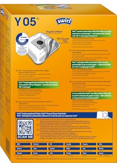 Ecopor Elektrikli Süpürge Toz Torbası