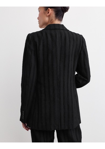 Marks & Spencer Dokulu Blazer Ceket Siyah