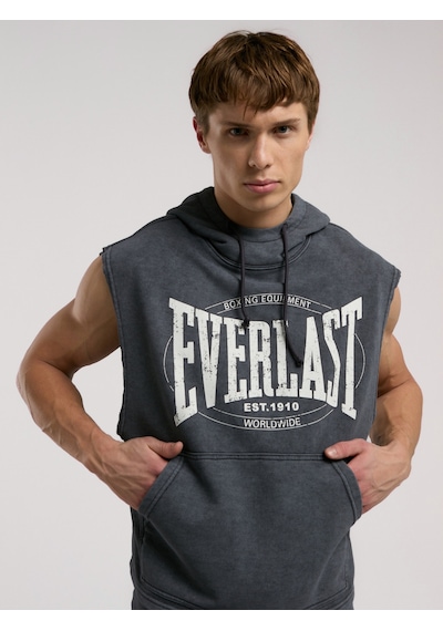 Everlast Authentic Boxing Oversize Antrasit Kolsuz Erkek Sweatshirt Antrasit