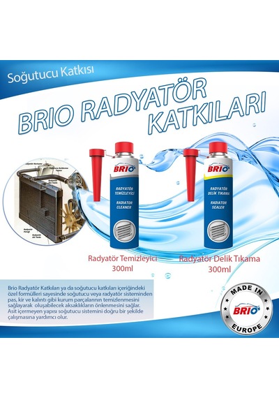 Brio Radyatör Delik Tıkama 300 ML