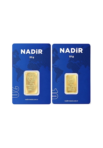 Tuğrul Kuyumculuk  30 Gram Külçe Altın 24 Ayar 20 + 10 G