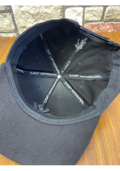 Hamze Ny Newyork Nakışlı Hiphop Snapback Rapper Drip Şapka Cap Siyah - Siyah