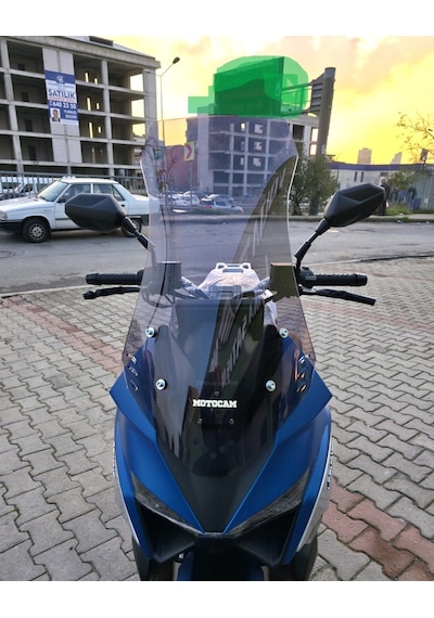 Motocam Volta Revolt Rsx7 Ön Cam 2022-2026 Model 75cm Füme Renkli 4mm