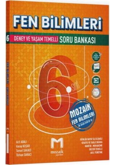 Mozaik Yayınları 6. Sınıf Fen Bilimleri Soru Bankası