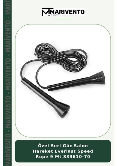 Özel Seri Güç Salon Hareket Everlast Speed Rope 9 Mt 833610-70