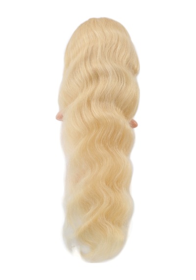 Gerçek Front Lace Dalgalı Platin Tül Peruk - 85-90cm
