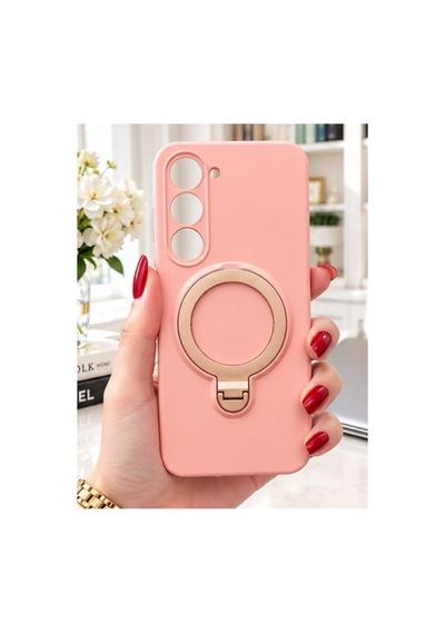 Oppo A5 5g İle Uyumlu 360 Derece Dönebilen Kalın Metal Magsafe Halka Stantlı İçi Kadife Korumalı Ultra Lüx Premium Silikon Kılıf Pembe Oppo A5 5g İle Uyumlu 360 Derece Dönebilen Kalın Metal Magsafe Halka Stantlı İçi Kadife Korumalı Ultra Lüx Premium Silikon Kılıf Pembe