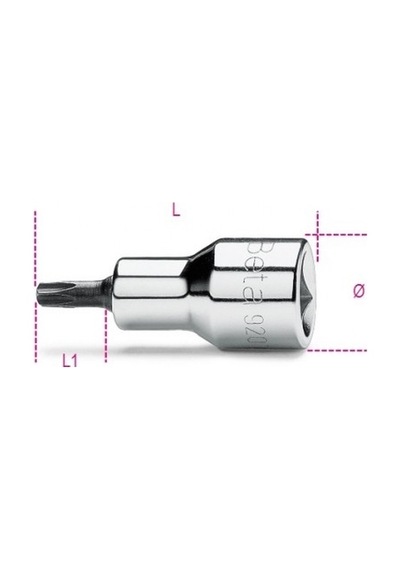 Beta 920tx Torx Allen Lokma 1/2" T50