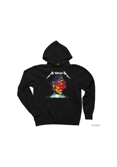 Metallica Hardwired Siyah Kapşonlu Sweatshirt Hoodie Siyah