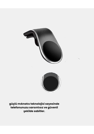 Hubrendy Tekno 360 Dönebilen Manyetik Araç Telefon Tutucu Sarsıntısız Ve Şık Tasarımlı Diğer