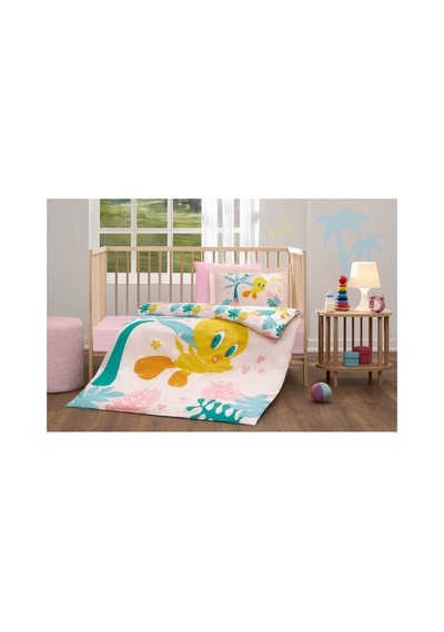 Özdilek Tweety Tropic Bebek Nevresim Takımı Pembe