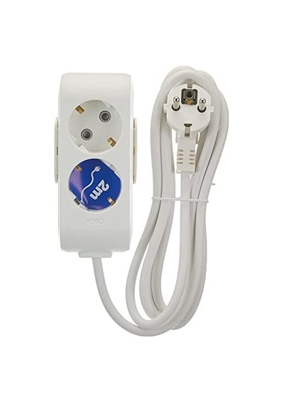 Multi-let 2li Topraklı Kablolu Ç.k 2mt Priz