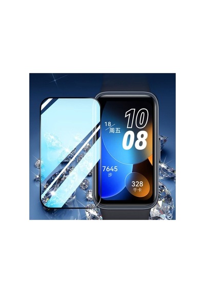 Huawei Band 8 Uyumlu Ekran Koruyucu Nano Esnek Cam Tam Kaplayan Ppm