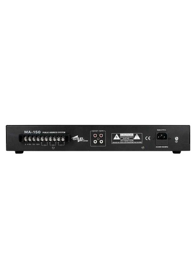Ssp Audio Ma150 150w 100v Anons Mikser Amplifikatörü