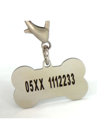 Caramelos Çelik Metal Köpek Künyesi