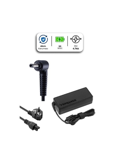 19v 4.74a 4.0 1.35mm 90w Hp İçin Laptop Adaptör