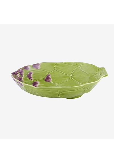 Bordallo Pinheiro Yeşil Seramik Servis Kasesi 28 Cm