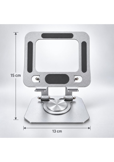 4-16 İnç Katlanabilir Metal Tablet Standı 360 Döner Cmd-384