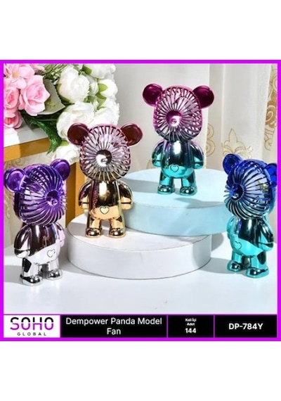Panda Model Mini Fan 3 Kademeli 0.05 M