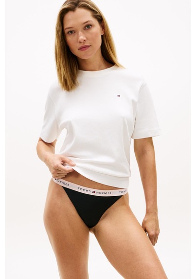 Tommy Hilfiger Kadın 5'li Paket Siyah Tanga Külot-14820