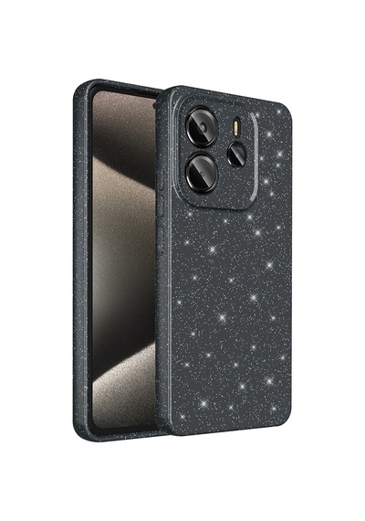 Xiaomi Redmi Note 14 Kılıf Kamera Korumalı Simli Lüks Zore Koton Kapak Çok Renkli