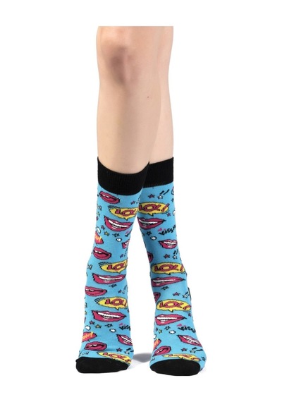 Ozzy Socks Pop Desenli Çorap Lacivert