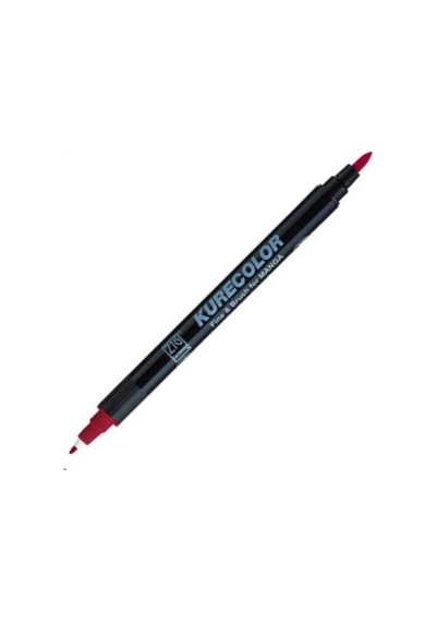 Zig Kurecolor Fine & Brush for MANGA Marker 266 Wıne Red CNKC-2200