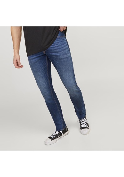 Jack & Jones Erkek Slim Fit Düsük Bel Jean - Glenn - 12109970 Blue Denim