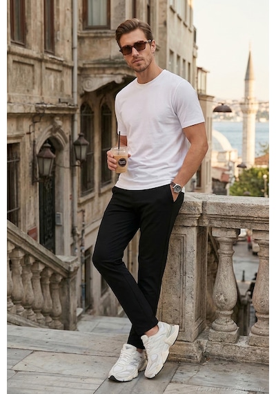 Buratti Erkek Pantolon 6843660 Siyah Siyah