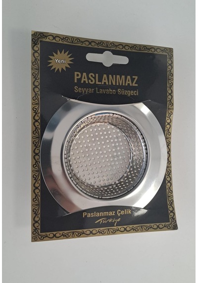 Çöp Mak Paslanmaz Seyyar Lavabo Süzgeci 11cm