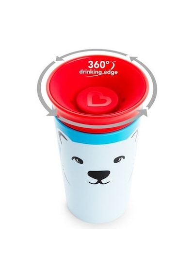 Munchkin Mucize 360° Wildlove Alıştırma Bardağı 12 Ay+ 266 ML Ay Çok Renkli