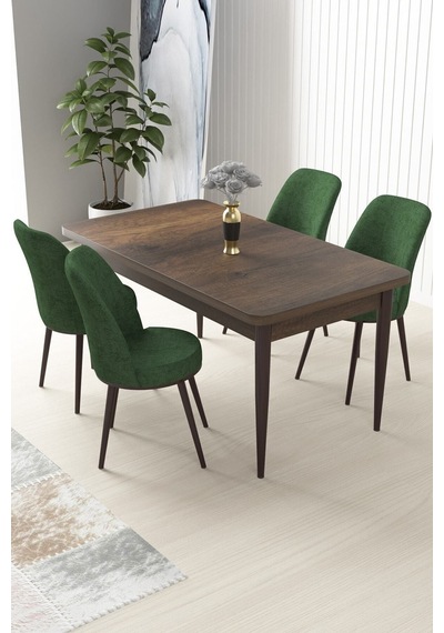 Canisa Concept Nil Serisi 70x110 Sabit Mutfak Masası Takımı Barok Desen Masa 4 Haki Yeşil Sandalye Yeşil Sandalyeler Barok Masa Canisa Concept Nil Serisi 70x110 Sabit Mutfak Masası Takımı Barok Desen Masa 4 Haki Yeşil Sandalye Yeşil Sandalyeler Barok Masa