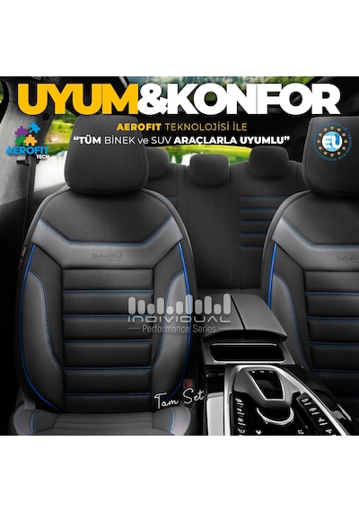 Otom Individual Design Ekstra Destekli Oto Koltuk Kılıfı - 550061876