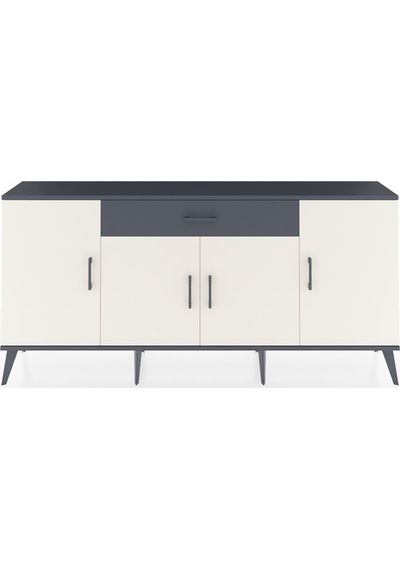 Arges Konsol 3 Raflı Tek Çekmeceli 4 Kapaklı 176x30x83 Antrasit-aytaşı/antrasit Aytaşı/antrasit Arges Konsol 3 Raflı Tek Çekmeceli 4 Kapaklı 176x30x83 Antrasit-aytaşı/antrasit Aytaşı/antrasit