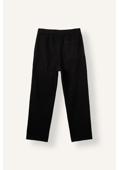 Defacto %100 Pamuk Baggy Fit Pantolon F6129ax26aubk81 Siyah-bk81